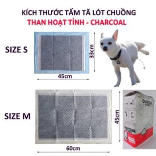 BÁN LẺ - Tã lót than hoạt tính Charcoal vệ sinh chuồng trại chó mèo