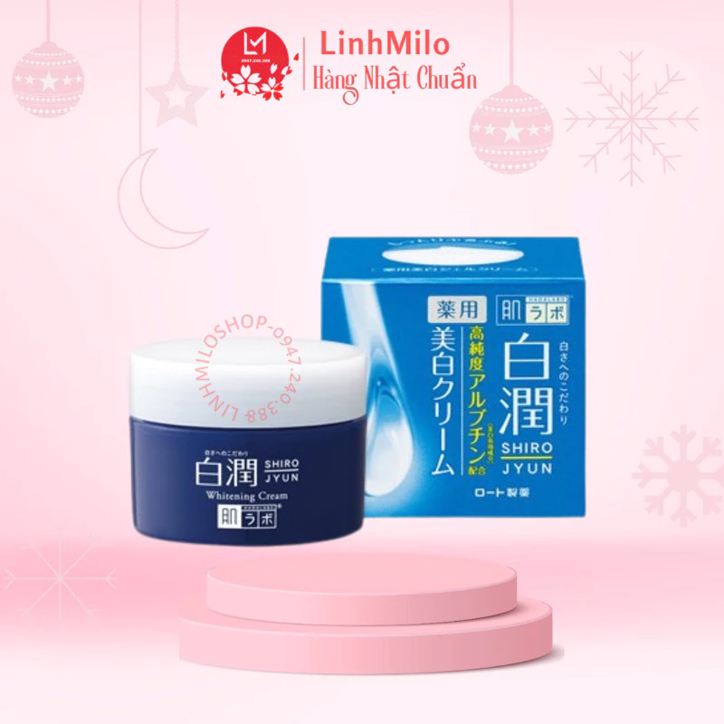 Kem Dưỡng Da Hada Labo Shirojun Medicated Whitening, 50g