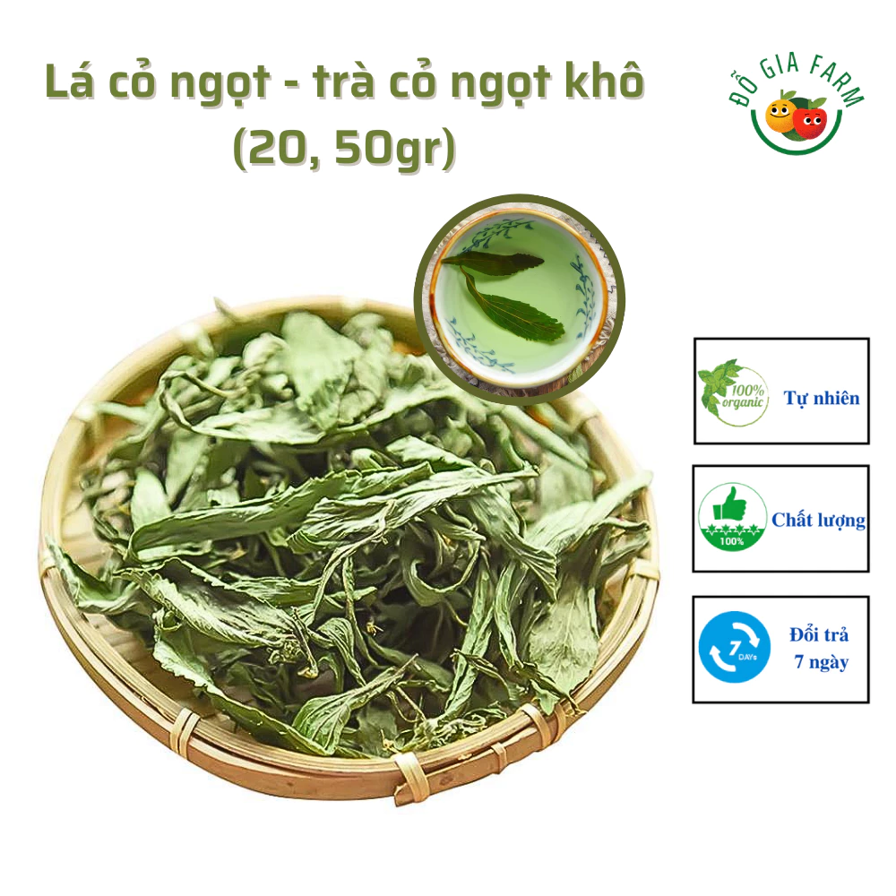 Lá cỏ ngọt - trà cỏ ngọt khô - 20,50gr