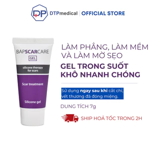 Gel xóa sẹo lồi, sẹo phì đại, sẹo bụng sau phẫu thuật, Gel Bapscarcare làm phẳng, làm mềm và mờ sẹo lâu năm hiệu quả