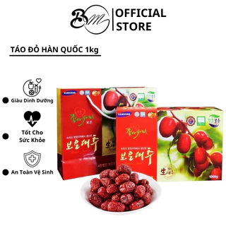 Táo Đỏ Hữu Cơ Hàn Quốc Sấy Khô Hộp 1kg Giàu Dinh Dưỡng, Giúp Bổ Sung Khí Huyết (SP1446)