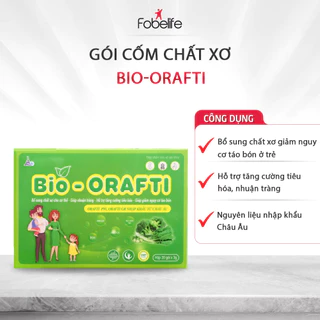 Cốm Xơ Hỗ Trợ Tiêu Hóa BIO ORAFTI FOBE Giúp Giảm Táo Bón Hộp 20 gói x 3g