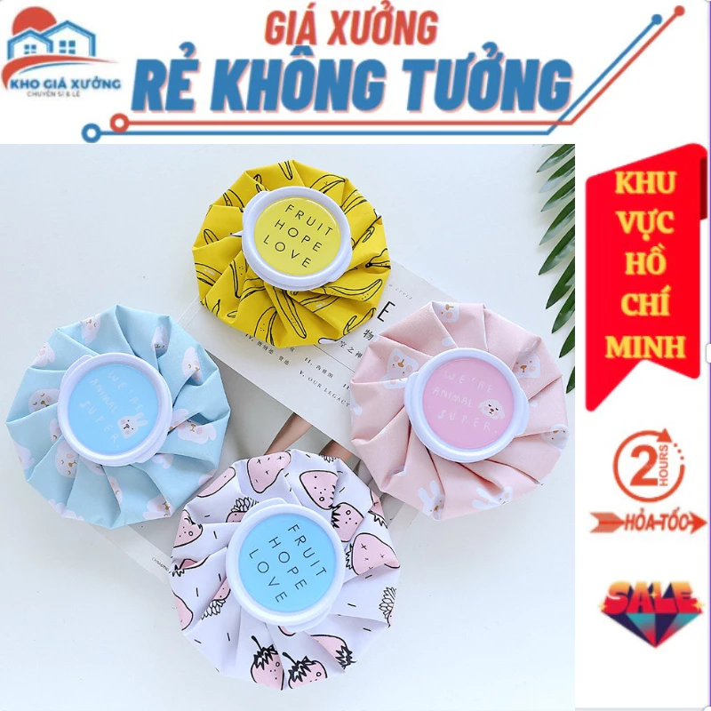 [ Gía Xưởng HCM ] Túi Chườm Nóng Lạnh Đa Năng Giảm Đau Nhức, Chườm Bụng Sau Sinh Cho Nữ Cute Túi Chườm Y Tế Hình Tròn