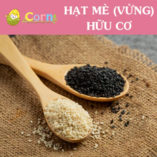 Hạt mè đen - Mè trắng hữu cơ - Cho bé 9m+