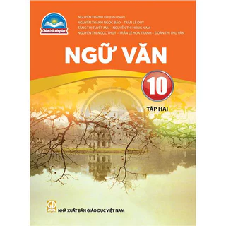 Sách - Ngữ Văn Lớp 10 Tập 2 - Chân trời kèm 1 tập Giấy kiểm tra kẻ ngang 70gsm 25 tờ đôi