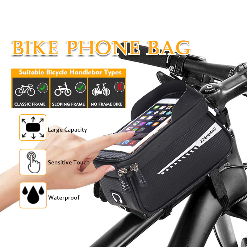 Túi đeo xe đạp thể thao,Túi treo sườn xe đạp,Túi xe đạp treo gắn sườn xe chống nước cao cấp túi đựng đồ treo khung xe đạ