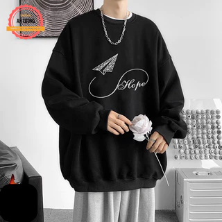 Áo sweater, áo thu đông dài tay, áo thun dài tay nam nữ chất nỉ cào bông cổ tròn SWEATER530 - An Cường Fashion