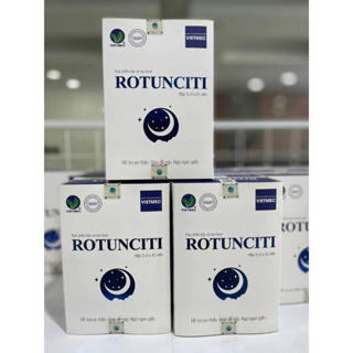 ROTUNCITI - Hỗ trợ an thần, giúp dễ ngủ, ngủ ngon giấc hộp 30 viên