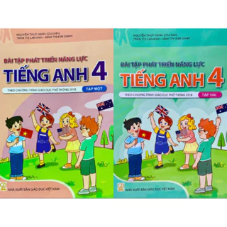 Sách -(Combo)Bài Tập Phát Triển Năng Lực Tiếng Anh 4