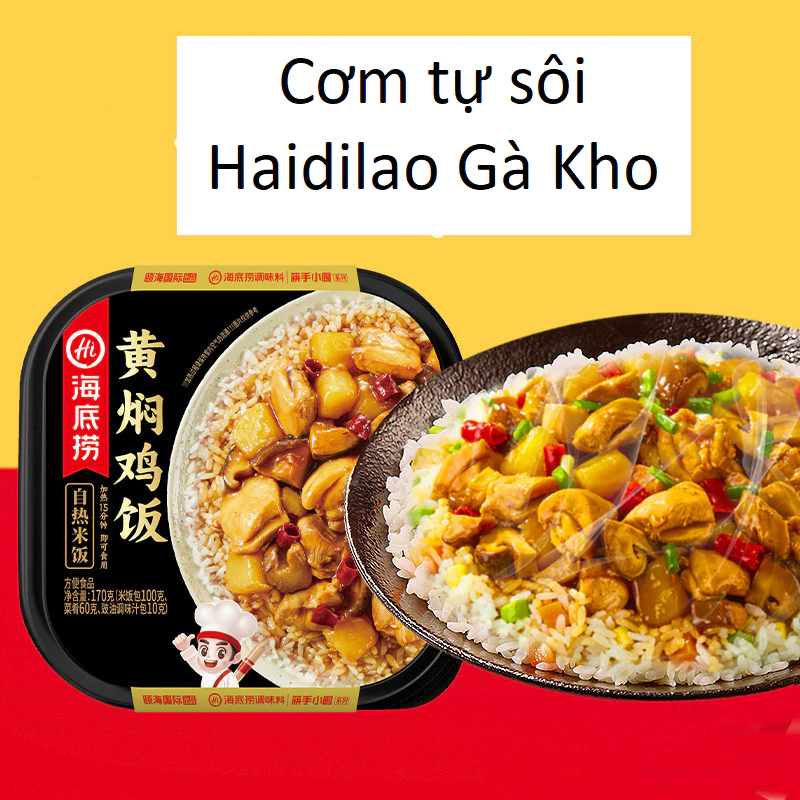 Cơm tự sôi Haidilao vị Gà Kho