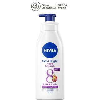 Sữa Dưỡng Thể Nivea Làm Sáng & Săn Chắc Da Ban Đêm 350ml Glam Beautique