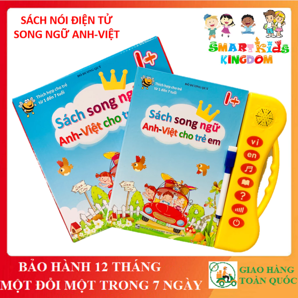 [Phiên bản mới nhất] Sách Điện Tử Học Song Ngữ Anh-Việt giúp phát triển và hoàn thiện ngôn ngữ cho trẻ em từ 2-8 tuổi