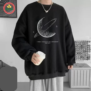 Áo Sweater, áo thu đông dài tay, áo thun dài tay nam nữ chất nỉ cào bông cổ tròn SWEATER02 - Alex Cool