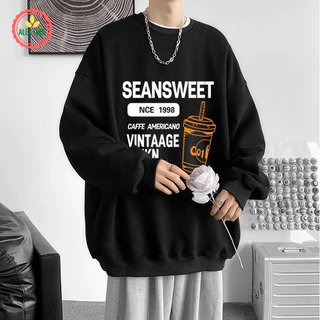 Áo Sweater, áo thu đông dài tay, áo thun dài tay nam nữ chất nỉ cào bông cổ tròn SWEATER05 - Alex Cool