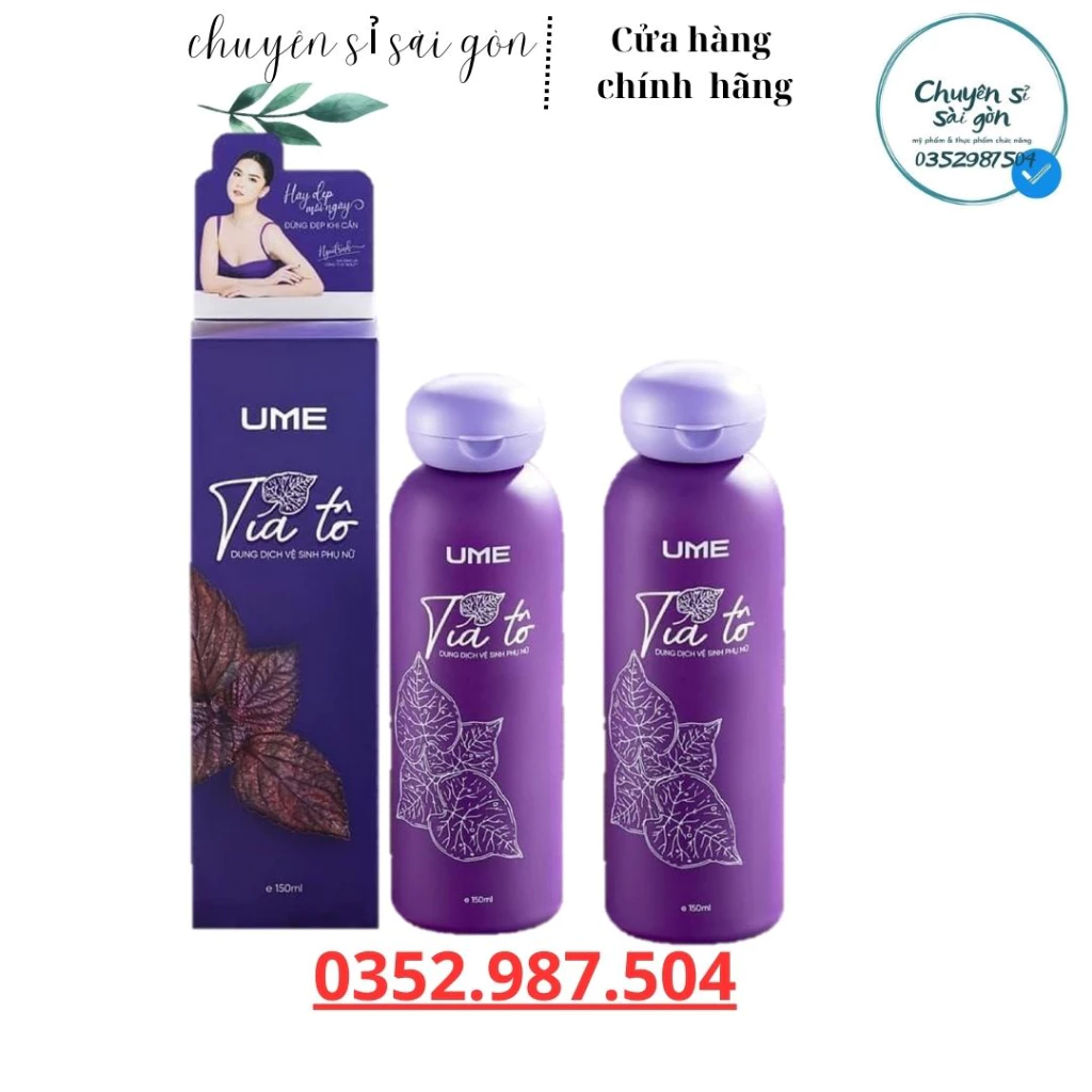 Dung Dịch Vệ Sinh Phụ Nữ UME - Chiết Suất Lá Tía Tô