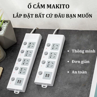 Ổ Cắm Điện Makito Chống Giật Công Suất Chịu Tải Cao