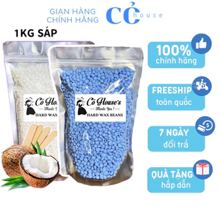 1kg sáp wax lông giá sỉ nhập khẩu còn nguyên kiện giúp triệt lông tay chân,nách,râu,bikini