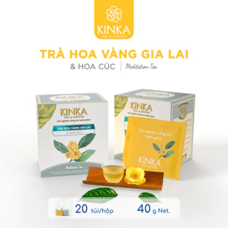 MEDITATION TEA - Trà Hoa Vàng Gia Lai & Hoa Cúc 40g (20 gói x 2g)
