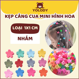 Kẹp tóc càng cua mini Yolody kẹp tóc màu sắc ngẫu nhiên dễ thương cho bé gái