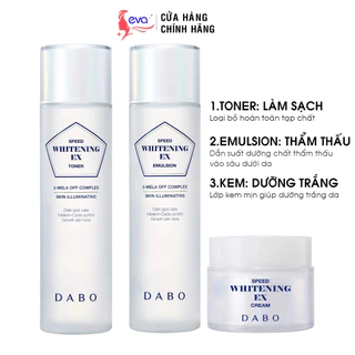 Bộ dưỡng trắng da mờ thâm nám Hàn Quốc Dabo Speed Whitening Ex