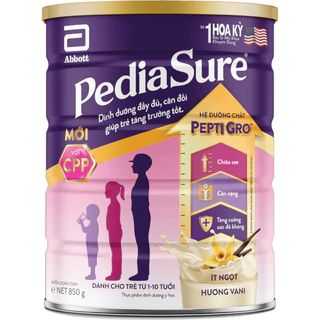 Sữa PediaSure 850g Ít Ngọt (date 2025)