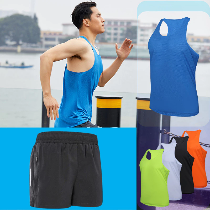 Quần áo chạy bộ, quần áo ba lỗ tanktop nam
