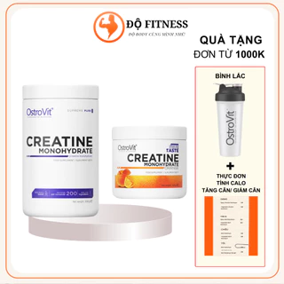 Creatine Monohydrate Ostrovit (300g, 500g) TPBS Hỗ Trợ Tăng Cơ, Tăng Sức Mạnh Tăng Sức Mạnh Cơ Bắp Chuyển Hóa Năng lượng