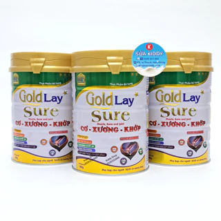 Sữa khớp Goldlay Sure Cơ Xương Khớp 900g giúp xương khớp chắc khỏe, giảm đau nhức khớp