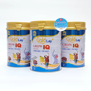 Sữa chiều cao và trí não Goldlay lon 900g giúp trẻ tăng chiều cao và phát triển trí não