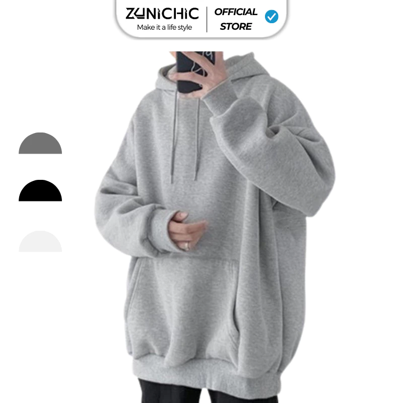 Áo khoác Hoodie Nam, Nữ Hoodie Basic Unisex Nỉ From Rộng Basic Boutique HDT900 Unichic