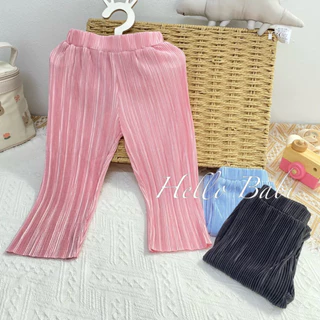 Quần dài dập ly cho bé gái chính hãng Jennybebe Hàn vải cao cấp siêu mềm size 8-23kg