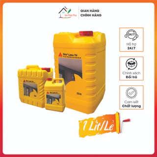 Sika Latex TH Chính hãng (1lít/chiết lẻ)- Phụ gia chống thấm và tác nhân kết nối.