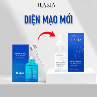 Serum Cấp Ẩm Phục Hồi Da Ilakia 30ml Hàn Quốc - Phục Hồi Da Hư Tổn, Da Nhiễm Corticoid