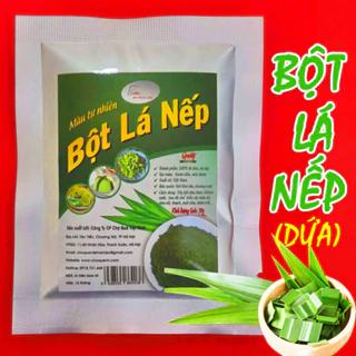 Bột lá nếp (Bột lá dứa) gói 10g Nguyên Chất 100% Màu Xanh Tạo Mùi Thơm xôi, bánh kẹo, thạch