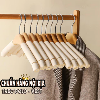 Móc treo áo polo, vest, sơ mi cao cấp LD chống vết hằn khi treo thiết kế thông minh, sang trọng, hiện đại