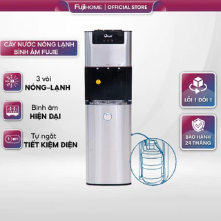 Cây nước nóng lạnh bình âm FujiE nhập khẩu, máy nước uống nóng lạnh tự ngắt tiết kiệm điện