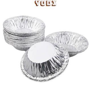 Set 250 chén bạc, chén bạc đa năng, đồ dùng một lần, set 250 chén bạc dùng để chưng bánh, nấu đồ trong lò vi sóng, chén