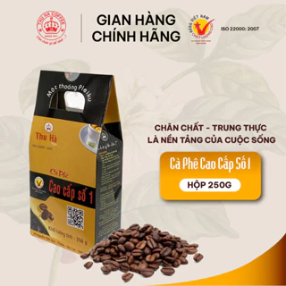 Cà Phê Cao Cấp Số 1 THU HÀ COFFEE Hộp 250g Hương Vị Thơm Ngon