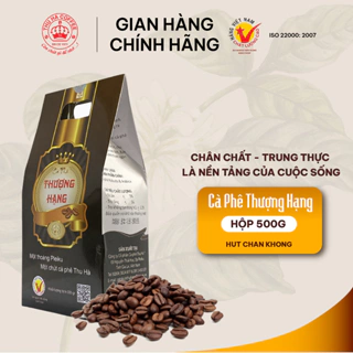 Cà Phê Thượng Hạng THU HÀ COFFEE Hộp 500g Thơm Ngon Đậm Đà
