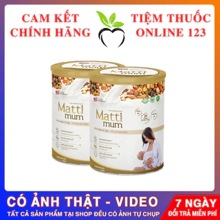 [ CHỤP THẬT - CHÍNH HÃNG ] Sữa hạt lợi sữa Matti Mum 100% đạm thực vật cho mẹ sau sinh - Hộp 650g