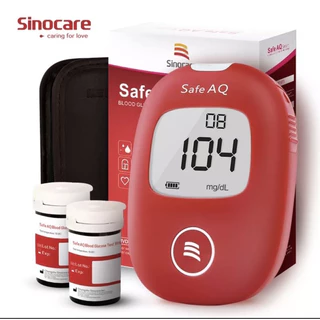 Máy đo đường huyết Safe AQ smart Sinocare ( 50 que + 50 kim)