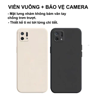 Ốp lưng Oppo A16 / A16K cạnh vuông,viền vuông,bảo vệ camera siêu rẻ