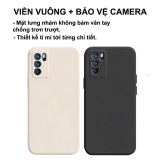 Ốp lưng Oppo Reno6 / Reno6 Z 5G / Reno 6 / Reno 6Z 5G cạnh vuông,viền vuông,bảo vệ camera siêu rẻ