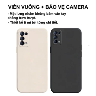 Ốp lưng Oppo Reno5 4G / Reno5 5G / Reno 5 cạnh vuông,viền vuông,bảo vệ camera siêu rẻ