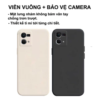 Ốp lưng Oppo RENO 7 / RENO 7 4G / RENO7/ RENO 8 4G cạnh vuông,viền vuông,bảo vệ camera siêu rẻ