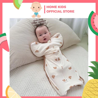 [Đang Được shopee Trợ Giá] Nhộng chũn cho bé sơ sinh ngủ ngon, giảm giật mình vải cotton hàn Bunny