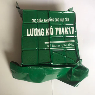 01 phong Lương khô quân đội 794K17- Tổng cục hậu cần nặng 250gr