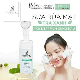 { Chính Hãng } Sữa rửa mặt Trà xanh - cleansing milk REBORN 120ml