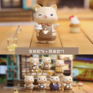 (Có sẵn) Mini blind box-blindpack tiệm Cà Phê Meow - Mèo Coffee Cafe dễ thương