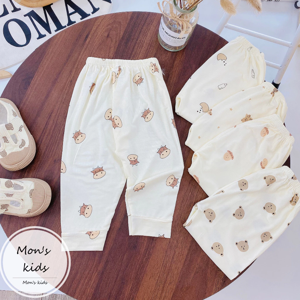 [LOẠI ĐẸP] Combo 5/10 quần dài thun lạnh PETIT siêu mềm mát, bảng màu hàn quốc cho bé sơ sinh